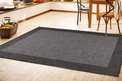 Rechthoekig tapijt Tatamo 120x180cm Mesh donkergrijs