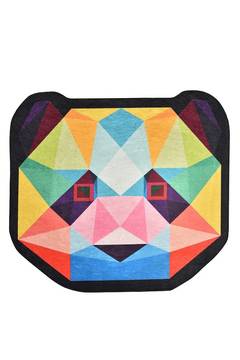 Rond tapijt Talbert D140cm Fluweel Geometrische vorm berenkop Multicolour