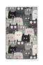 Sweetie Teppich 100x160cm Velours Katzenmotiv Schwarz und Weiß