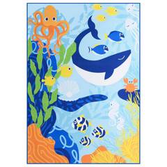 Bedrukt tapijt Tapigolo 160x230cm Multicolour Ocean patroon