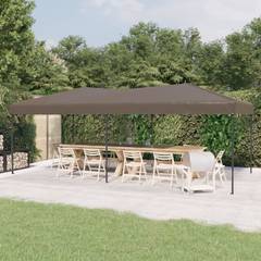 Faltbares Partyzelt Taupe 3x6 m