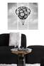 Drieluik decoratief schilderij Fabulosus conceptuele heteluchtballon tijd MDF grijstinten