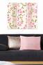Triptychon Fabulosus B70xH50cm Blumenmuster liberty Pink, Beige und Grün